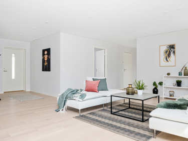 Bilde av sofakrok i huset Linnea