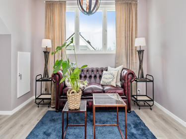 Bilde av innredet overetasje