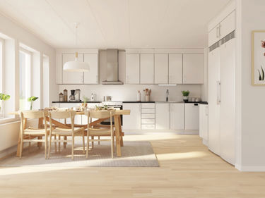 Bilde av standard kjøkkenfronter i husmodellen Josefine