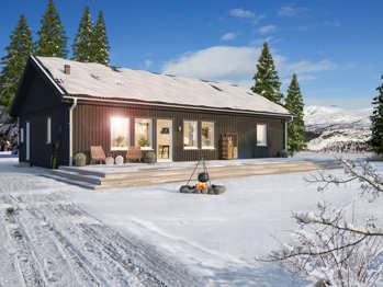 Bilde av huset Eva med basseng