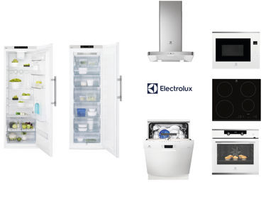 Bilde av hvit innbygningspakke fra Electrolux