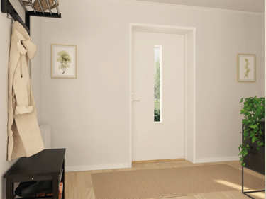 Bilde av standard hall i vinkelhuset Josefine