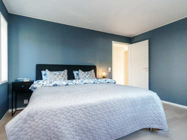 Bilde av hovedsoverommet i huset Astrid