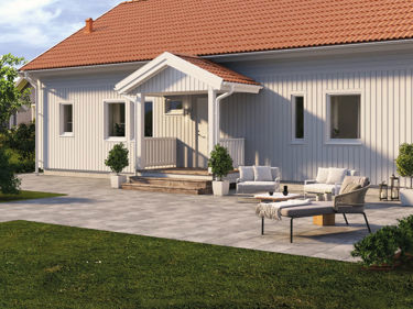 Bilde av liggende dekorvindu i hallen