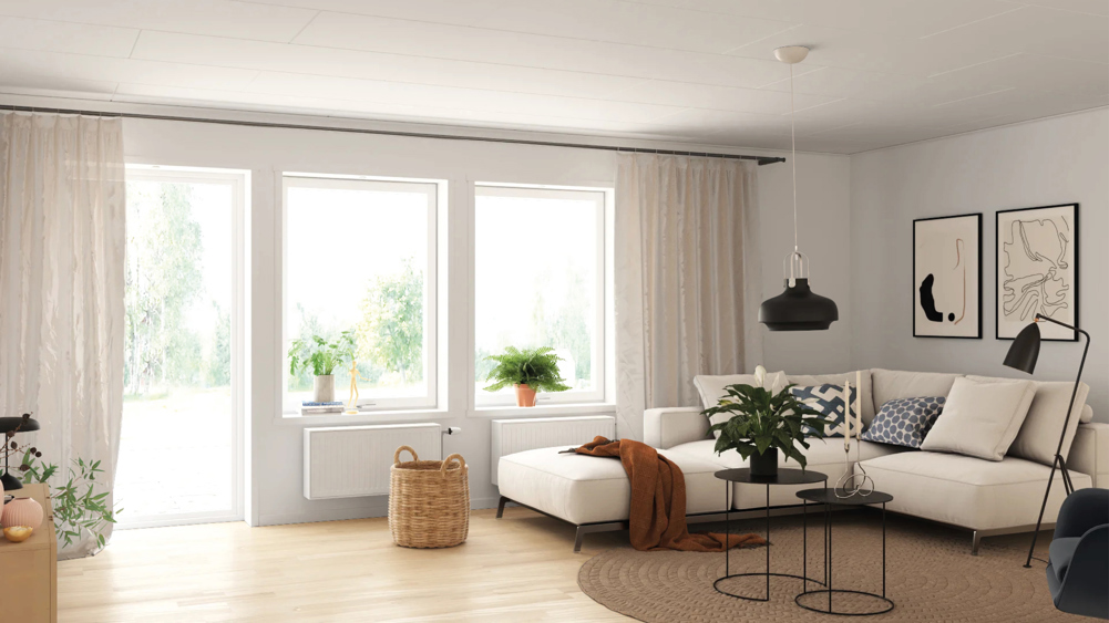 Bilde av stue i huset Minna