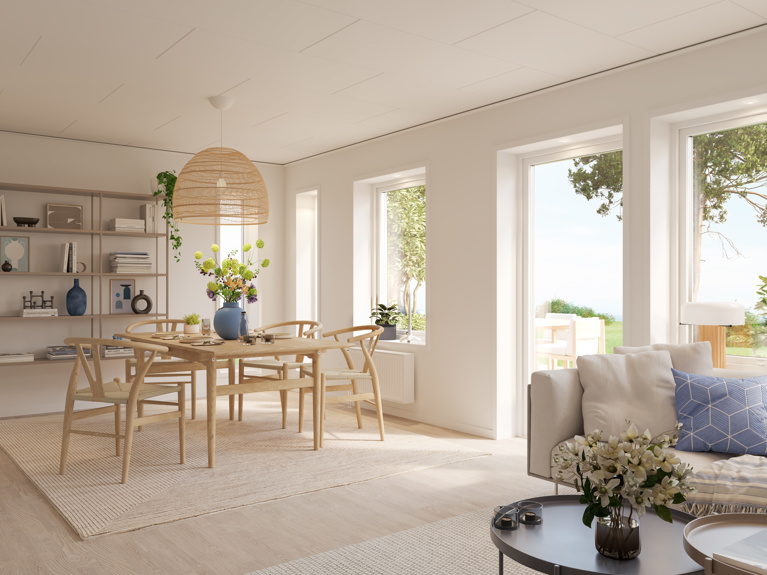 Bilde av sofakrok i huset Selma