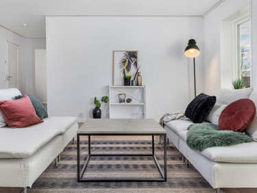 Bilde av stue i huset Linnea