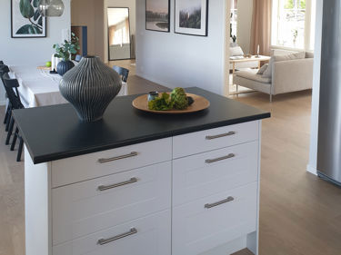 Bilde av tilvalget kjøkkenøy i huset Edvard