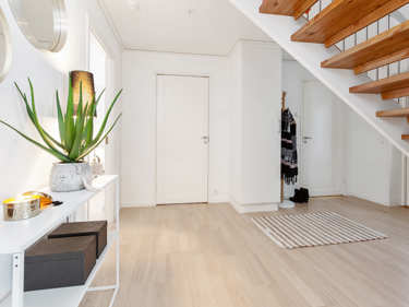 Bilde av gangen i huset Selma