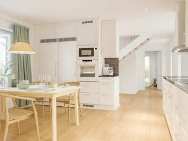 Bilde av kjøkkenet i huset Edith