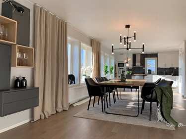 Bilde av spisestue i huset Åse