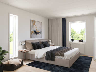 Bilde av master bedroom i husmodellen Minna