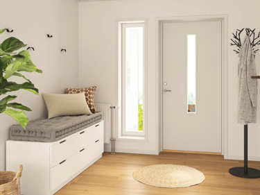 Bilde av hallen i huset Eva