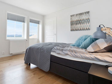 Bilde av balkongdør på soverommet