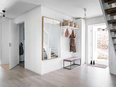 Bilde av hallen i huset Åse