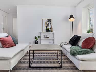 Bilde av stue i huset Linnea