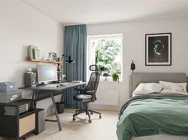 Bilde av ungdomsrom i huset Mikael