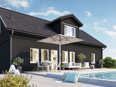 Bilde av husmodell fra Älsbyhus
