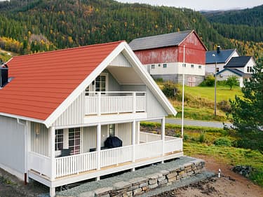 Bilde av huset på tomten