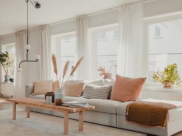 Bilde av innredning i stuen