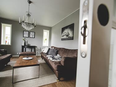 Bilde av sofagruppe i stuen