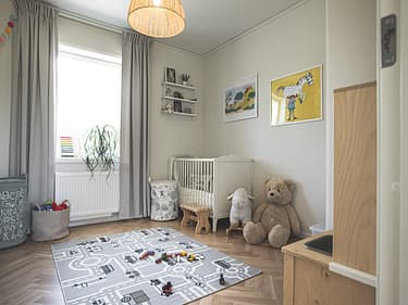 Bilde av barnerommet i huset