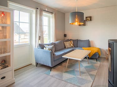 Bilde av møblert stue