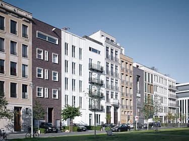 Illustrasjonsbilde av leilighetskompleks