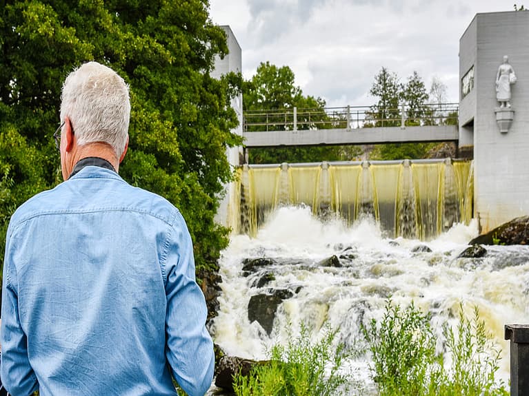 Bilde av lokal handel i Moss sentrum