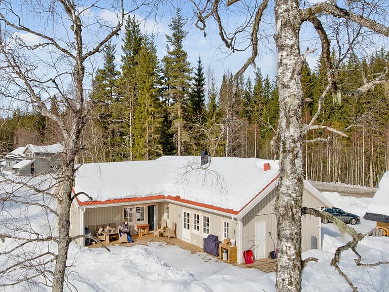 Bilde av huset som ble bygget