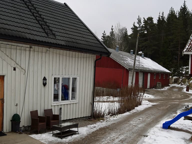 Bilde av tomten der de skulle rive og sette opp nytt Älvsbyhus