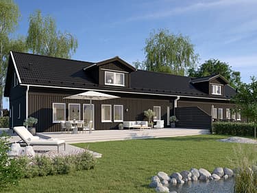 Bilde av husmodellen Åse som parhus