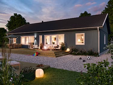 Husmodellen Eva med standard takvinkel