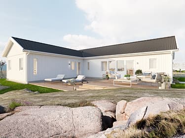 Bilde av husmodellen Regina speilvendt